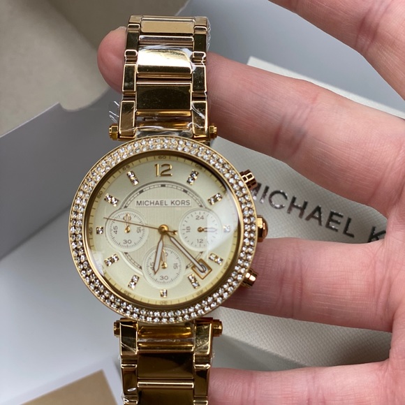 LAST Michael Kors Parker Gold Watch - Picture 7 of 8